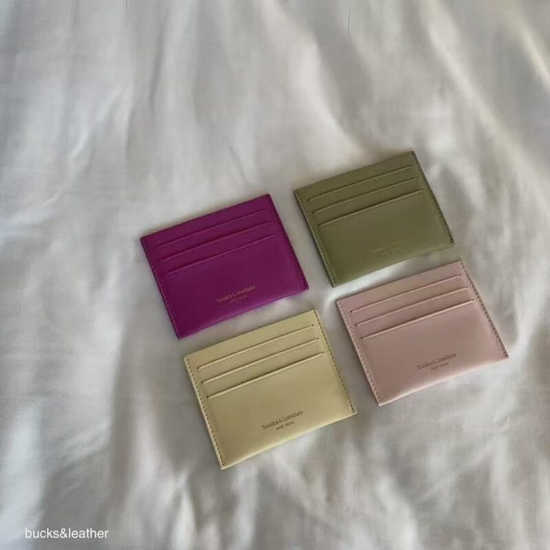 bucks & leather 北美超实用的100%牛皮小卡包 皮质很好