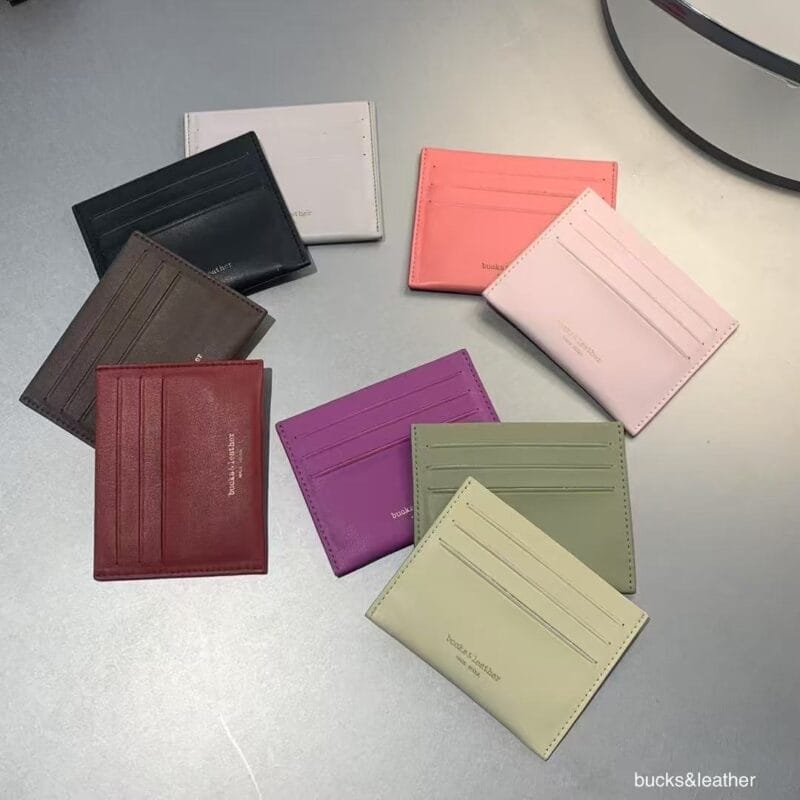 bucks & leather 北美超实用的100%牛皮小卡包 皮质很好