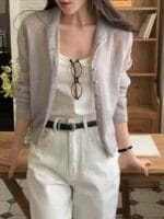 贯穿春夏秋的薄款羊毛小上衣  两色