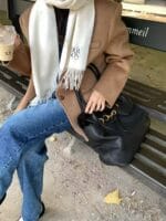 Underson 超轻薄巨保暖围巾 wool 100% 一点都不扎