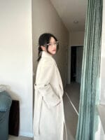 韩国超贵品牌的狐狸绒大衣！比普通大衣更厚实！富家千金感白月光 韩国售价900刀！