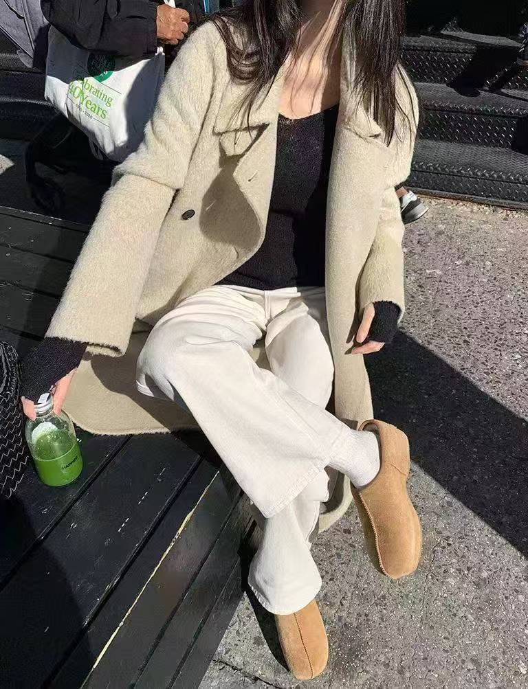 可以有很多种穿法的苏力羊驼毛大衣 气质拉满