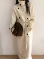 可以有很多种穿法的苏力羊驼毛大衣 气质拉满