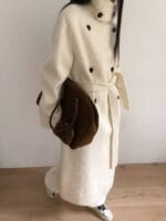 可以有很多种穿法的苏力羊驼毛大衣 气质拉满