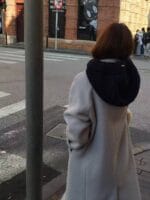 绝美的baby蓝大衣 新年战袍就靠它啦 含包包~