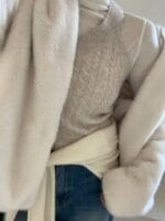 史上最轻的毛毛外套 冬日氛围感拉满 黑白两色