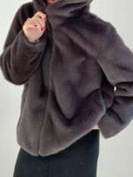 史上最轻的毛毛外套 冬日氛围感拉满 黑白两色