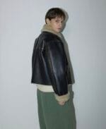 超酷的机车羊羔毛皮衣