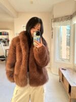 韩国ins超多博主上身的皮草 好绝啊！