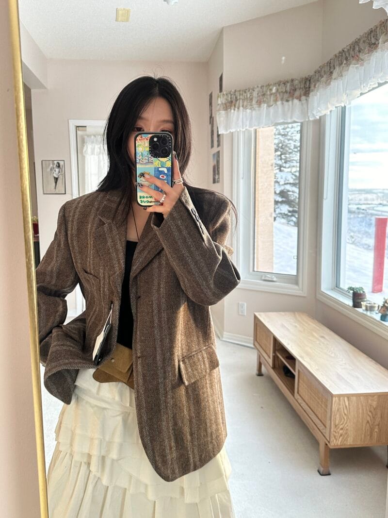 采用了英国皇室御用面料moon的西装 永恒的经典