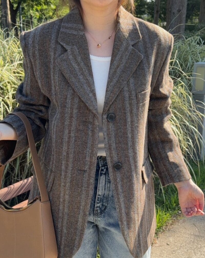 采用了英国皇室御用面料moon的西装 永恒的经典