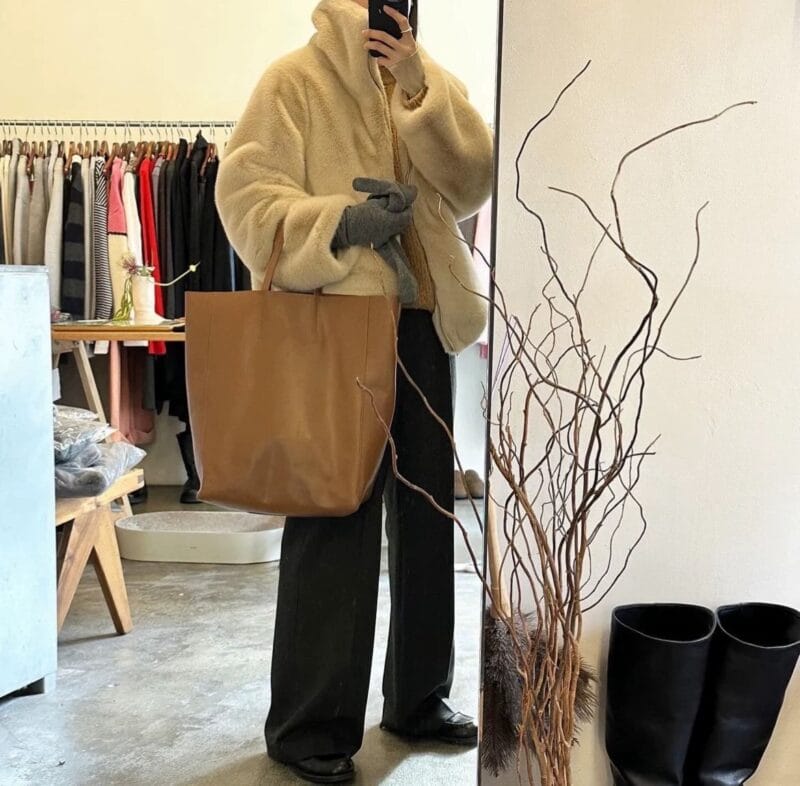 超级大领子的毛毛外套