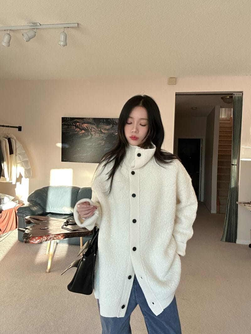 这才是白富美该穿的羊毛100%小羊羔