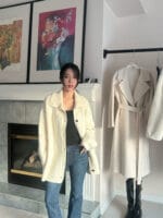 这才是白富美该穿的羊毛100%小羊羔