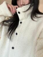 这才是白富美该穿的羊毛100%小羊羔