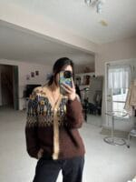 纯手工制作的毛衣 软乎乎的一点都不扎