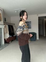 纯手工制作的毛衣 软乎乎的一点都不扎