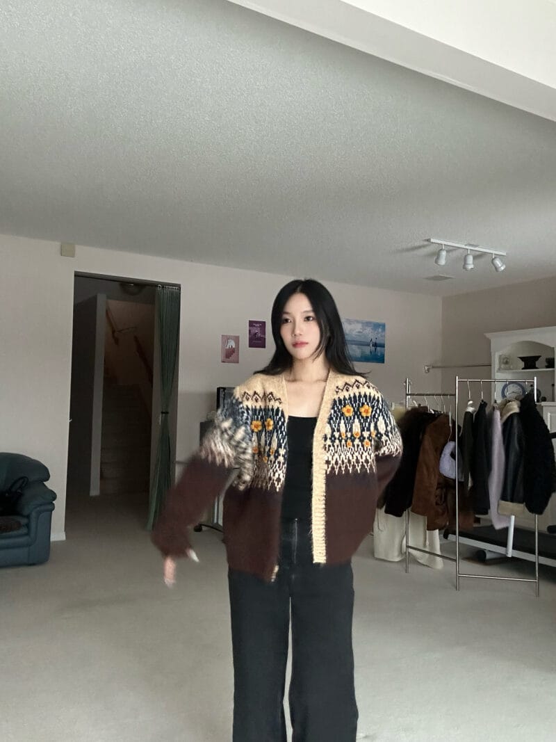 纯手工制作的毛衣 软乎乎的一点都不扎