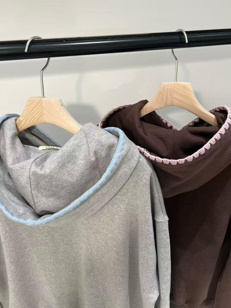 冬日里外套里的小心思 加绒连帽卫衣 两个颜色