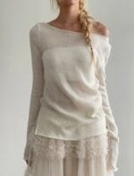 韩网大爆款的叠穿神器 单穿也美 两个颜色