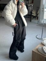 加绒版工装裤 松弛慵懒感满分