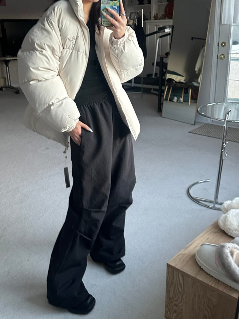 加绒版工装裤 松弛慵懒感满分