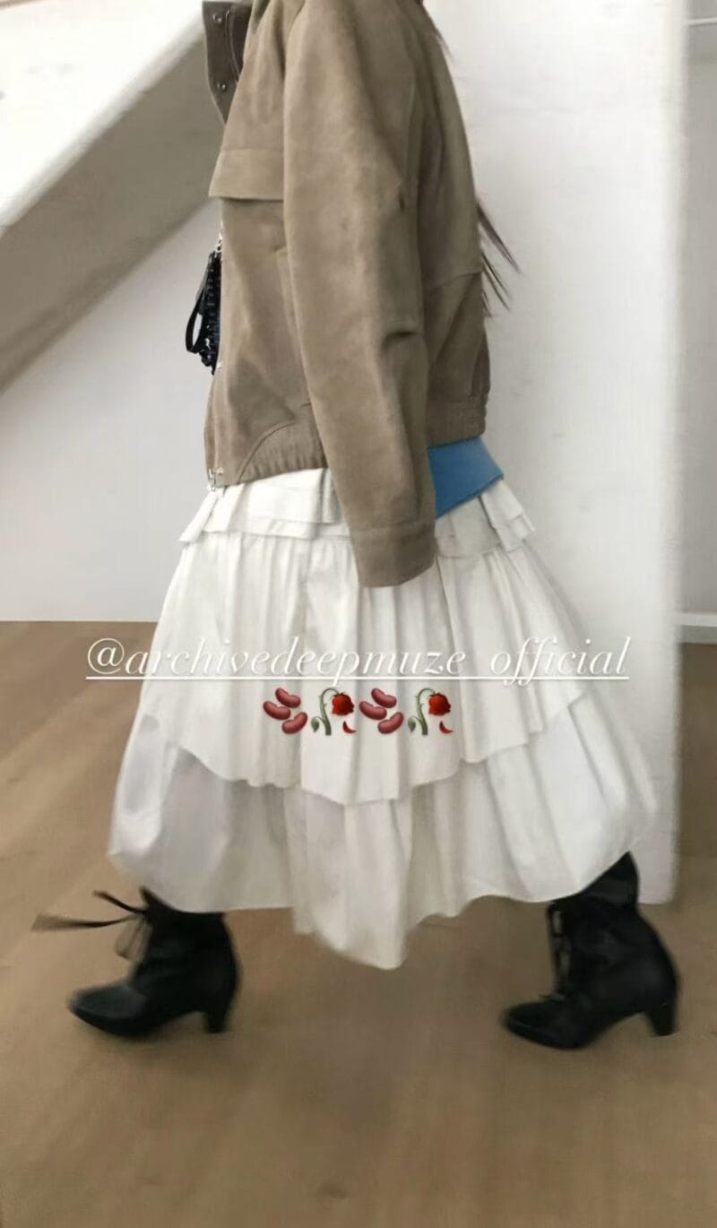 韩国爆款！搭配任何衣服都能穿出时髦层次感的不规则半身裙