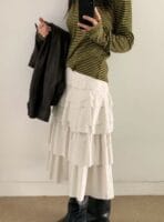 韩国爆款！搭配任何衣服都能穿出时髦层次感的不规则半身裙