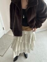 韩国爆款！搭配任何衣服都能穿出时髦层次感的不规则半身裙