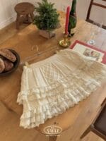 冬天也能甜美层次感穿搭半身裙