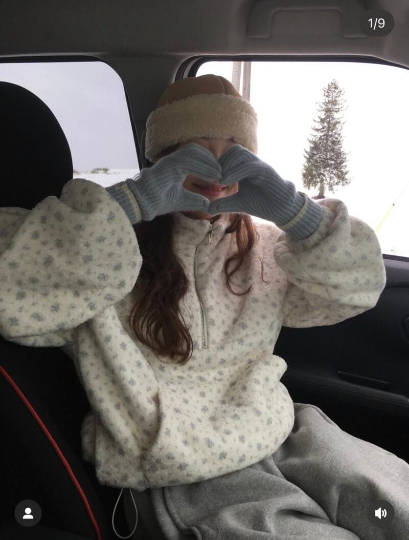 Oat and 韩国爆款碎花羊羔毛