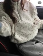 Oat and 韩国爆款碎花羊羔毛