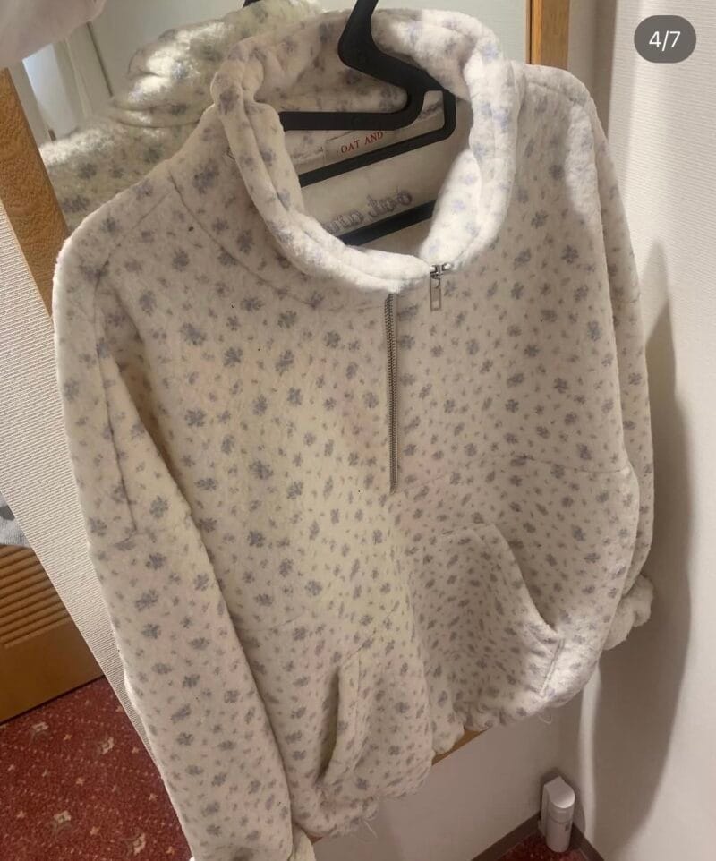 Oat and 韩国爆款碎花羊羔毛