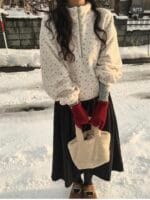 Oat and 韩国爆款碎花羊羔毛