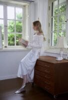 Rose Frantz Tiffany Off Shoulder Long Sleeve [Cream]