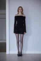 Rose Frantz Tiffany Off Shoulder Long Sleeve [Black]