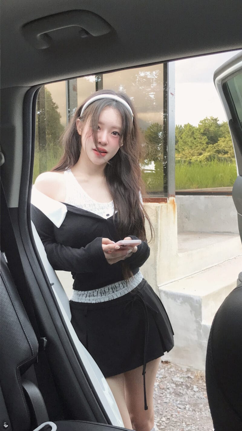 Cloudemotion 蕾丝内搭露肩两件套 黑色