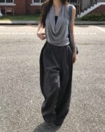 Cloudemotion 大V荡领上衣