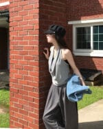 Cloudemotion 大V荡领上衣