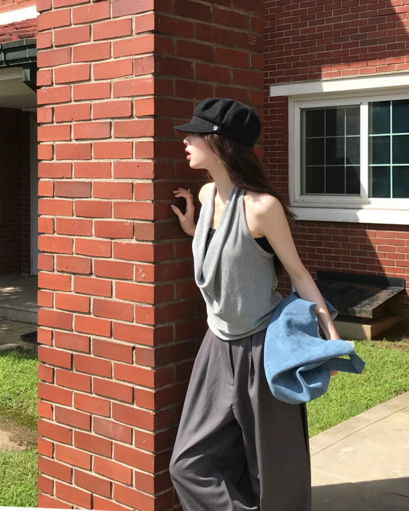 Cloudemotion 大V荡领上衣