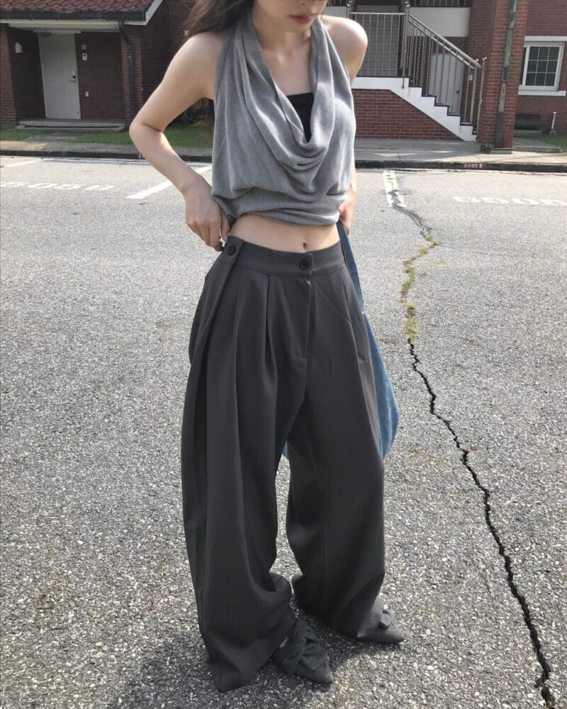 Cloudemotion 大V荡领上衣