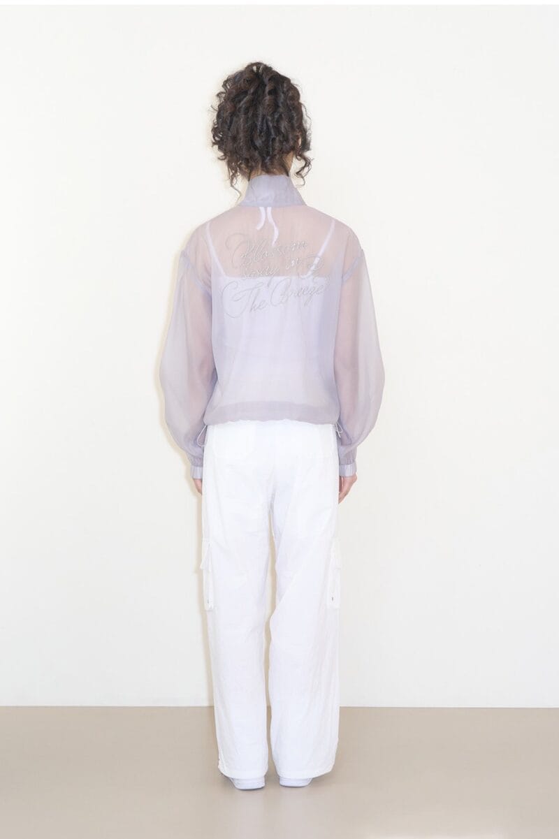 illigo Nylon String Cargo Banding Pants White (Izna Bang Ji-min wearing)