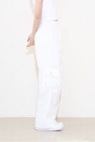 illigo Nylon String Cargo Banding Pants White (Izna Bang Ji-min wearing)