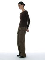 Partimento DOUBLE FACED PINTUCK DRAPE TOP (2 PACK)_DUSTY BLUE