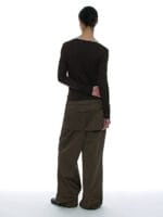 Partimento DOUBLE FACED PINTUCK DRAPE TOP (2 PACK)_DUSTY BLUE