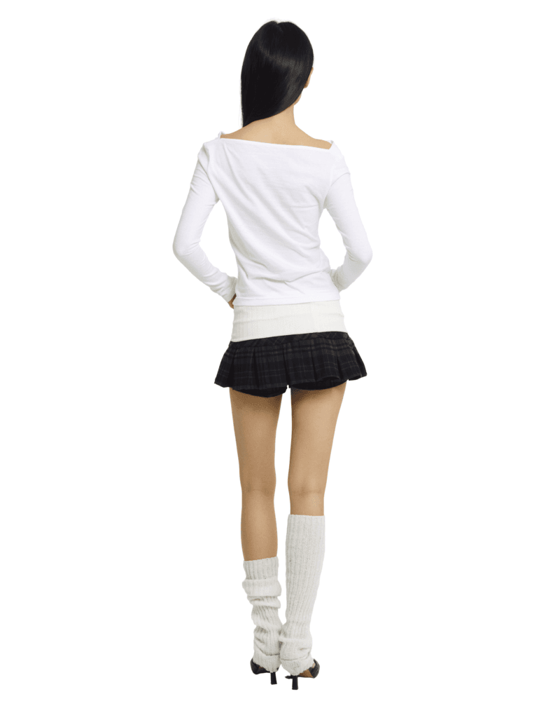 Forusring 4US BANDING MINI SKIRT (CHECK)