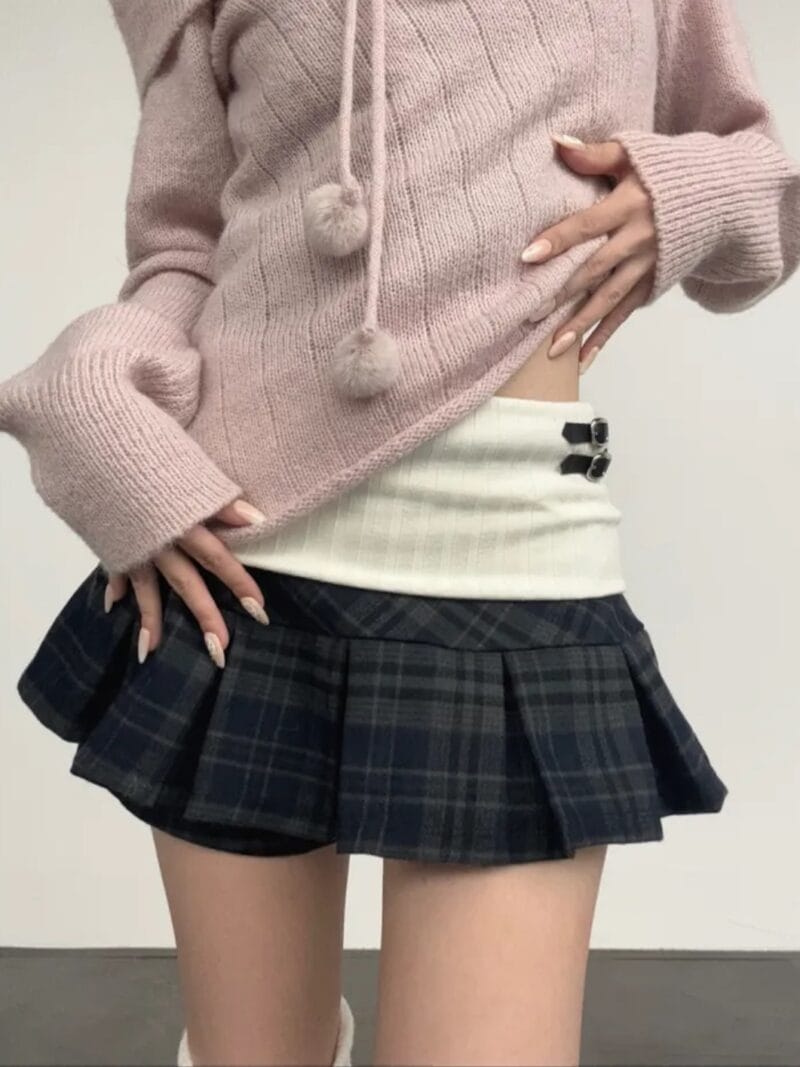 Forusring 4US BANDING MINI SKIRT (CHECK)