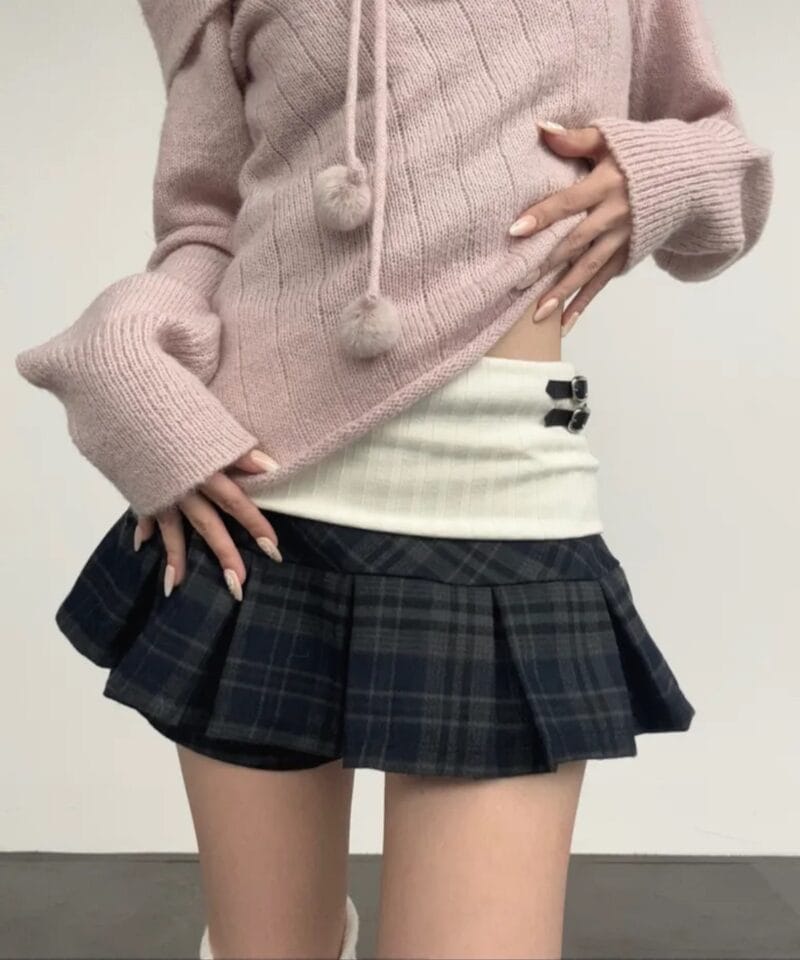 Forusring 4US BANDING MINI SKIRT (CHECK)