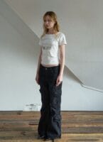 5OML Soml Logo Slim Crop T-shirt (White)