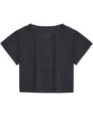 Matinkim PIGMENT LOGO CROP TOP IN DARK GREY